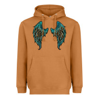 Meerkat turquoise leopard wings Heavyweight Hoodie - RanaPortraitStore