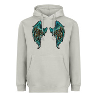 Moon Dust turquoise leopard wings Heavyweight Hoodie - RanaPortraitStore