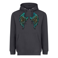 Smoke turquoise leopard wings Heavyweight Hoodie - RanaPortraitStore