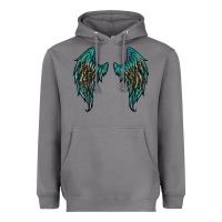Storm turquoise leopard wings Heavyweight Hoodie - RanaPortraitStore