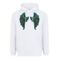 White turquoise leopard wings Heavyweight Hoodie - RanaPortraitStore