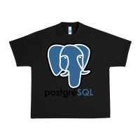 Black Postgresql Urban Heavy Tee - linhVisuals