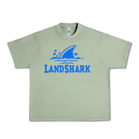 Oil Green landshark Urban Heavy Tee - linhVisuals