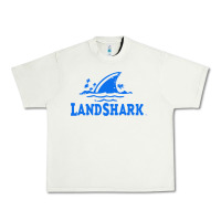 Pistachio landshark Urban Heavy Tee - linhVisuals