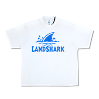 White landshark Urban Heavy Tee - linhVisuals