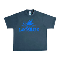 Midnight Navy landshark Urban Heavy Tee - linhVisuals