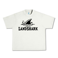 Pistachio landshark Urban Heavy Tee - linhVisuals