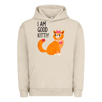 Pigment French Oak I Am Good Kittiy Urban Hoodie - Bettercallsaul