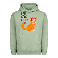 Pigment Oil Green I Am Good Kittiy Urban Hoodie - Bettercallsaul