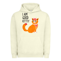 Pigment Pistachio I Am Good Kittiy Urban Hoodie - Bettercallsaul