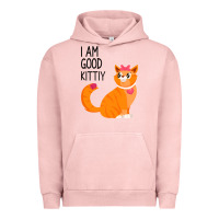 Pigment Salmon I Am Good Kittiy Urban Hoodie - Bettercallsaul