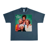 Midnight Navy golden the girls Urban Heavy Tee - linhVisuals