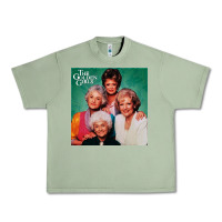 Oil Green golden the girls Urban Heavy Tee - linhVisuals