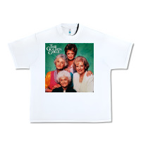 White golden the girls Urban Heavy Tee - linhVisuals