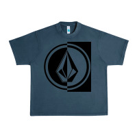 Midnight Navy Volcom Style Urban Heavy Tee - linhVisuals