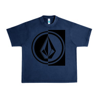 Navy Volcom Style Urban Heavy Tee - linhVisuals