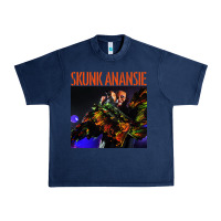 Navy skunk anansie Urban Heavy Tee - linhVisuals