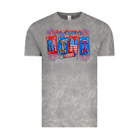 Cloud Rock american mini Vintage Tee - CowhideDigitalArt