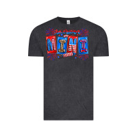 Vintage Black american mini Vintage Tee - CowhideDigitalArt