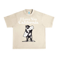 Sandshell i love you california bear state hug Urban Heavy Tee - linhVisuals