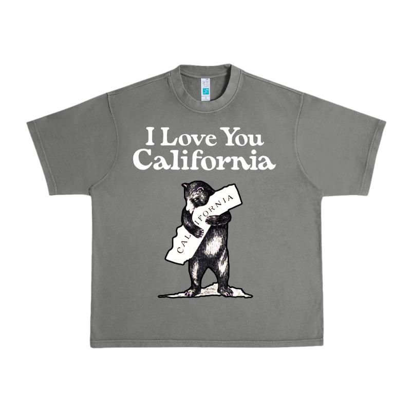 I Love You California Bear State Hug Urban Heavy Tee by linhVisuals | Teevron