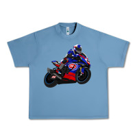 Pebble Blue Superbike Toprak Razgatlıoğlu Urban Heavy Tee - linhVisuals