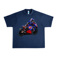 Navy Superbike Toprak Razgatlıoğlu Urban Heavy Tee - linhVisuals