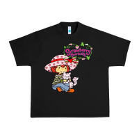 Black strawberry shortcake and cat Urban Heavy Tee - linhVisuals