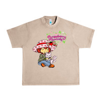 French Oak strawberry shortcake and cat Urban Heavy Tee - linhVisuals