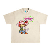 Sandshell strawberry shortcake and cat Urban Heavy Tee - linhVisuals