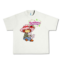 Pistachio strawberry shortcake and cat Urban Heavy Tee - linhVisuals