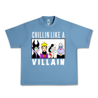 Pebble Blue chillin like a villain Urban Heavy Tee - linhVisuals