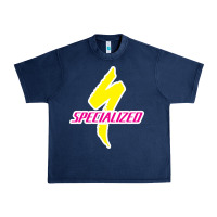 Navy Specialized Bikes Bicycle Urban Heavy Tee - linhVisuals