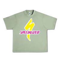 Oil Green Specialized Bikes Bicycle Urban Heavy Tee - linhVisuals