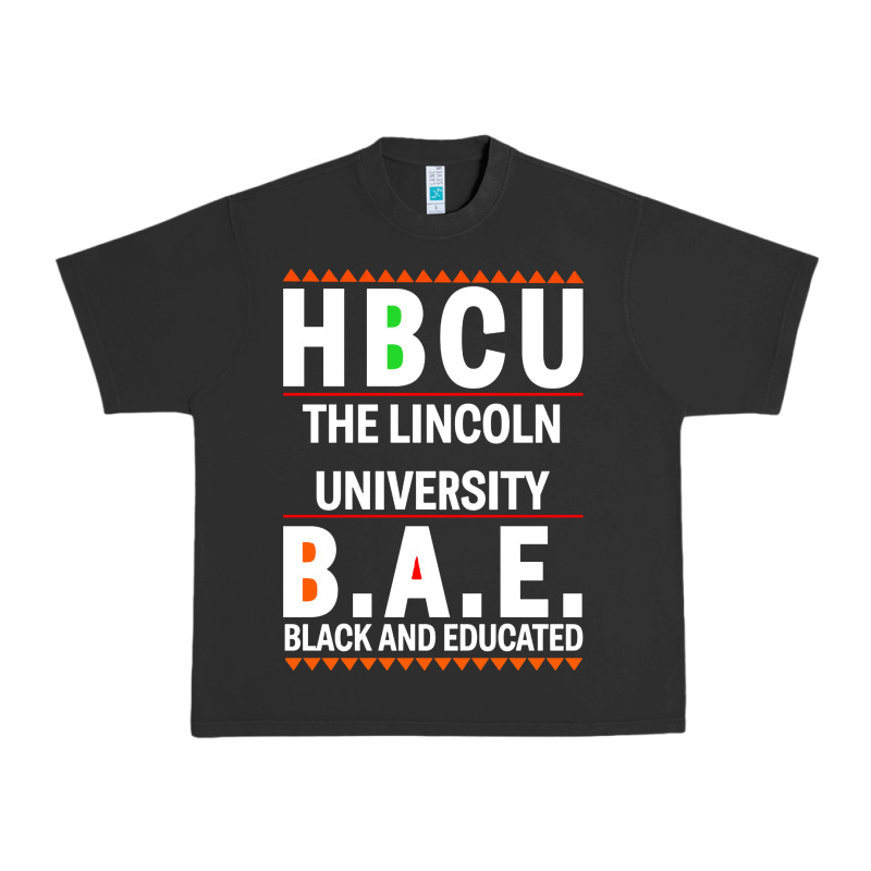 Hbcu The Lincoln University Black And Educated Black Classic Urban Heavy Tee by linhVisuals | Teevron
