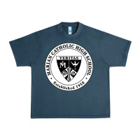 Midnight Navy marian catholic high school Urban Heavy Tee - linhVisuals
