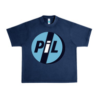 Navy PiL Public Image Ltd Urban Heavy Tee - linhVisuals