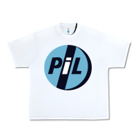 White PiL Public Image Ltd Urban Heavy Tee - linhVisuals