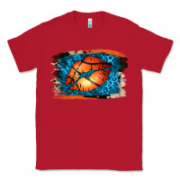 Red Basketball Lips Classic Tee - Jasminsmagicworld