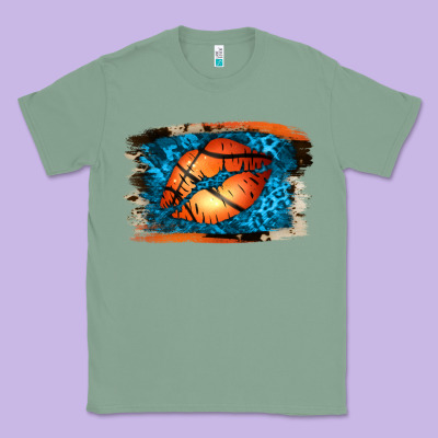 Basketball Lips Classic Tee Designed By Jasminsmagicworld