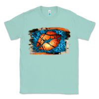 Seafoam Basketball Lips Classic Tee - Jasminsmagicworld