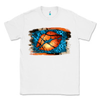 White Basketball Lips Classic Tee - Jasminsmagicworld
