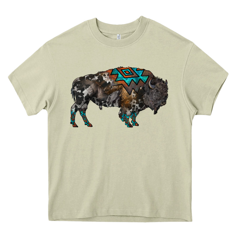 Cowhide Bison Heavy Core Tee by RanaPortraitStore | Teevron