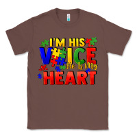 Chestnut I'm his voice he is my heart Classic Tee - FaDigitalArtStudio