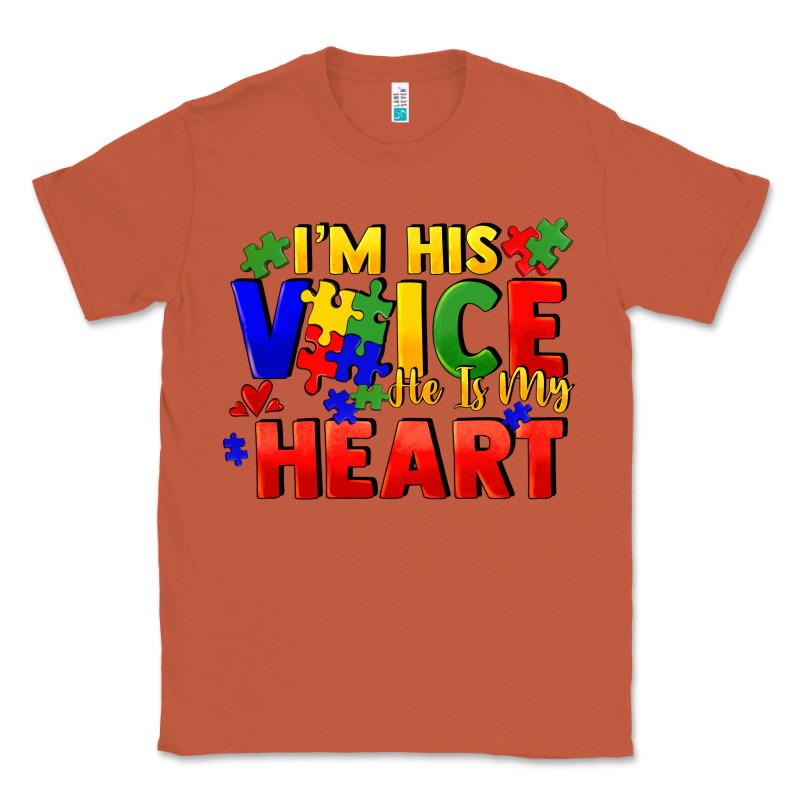 I'm His Voice He Is My Heart Classic Tee by FaDigitalArtStudio | Teevron