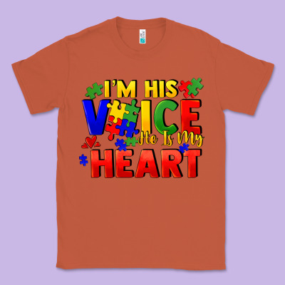 I'm His Voice He Is My Heart Classic Tee Designed By Fadigitalartstudio