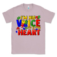 Lilac I'm his voice he is my heart Classic Tee - FaDigitalArtStudio