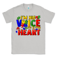 Moon Dust I'm his voice he is my heart Classic Tee - FaDigitalArtStudio