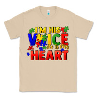 Mushroom I'm his voice he is my heart Classic Tee - FaDigitalArtStudio