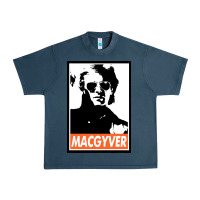Midnight Navy macgyver Urban Heavy Tee - linhVisuals